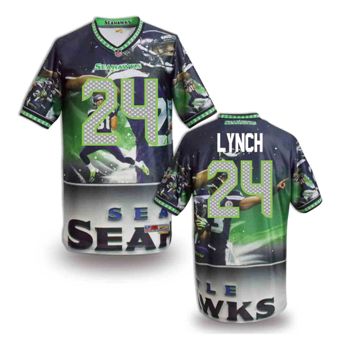 Nike Seattle Seahawks 24 Marshawn Lynch Fanatical Version NFL Jerseys (10)