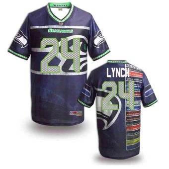 Nike Seattle Seahawks 24 Marshawn Lynch Fanatical Version NFL Jerseys (5)