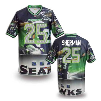 Nike Seattle Seahawks 25 Richard Sherman Fanatical Version NFL Jerseys (10)