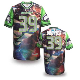 Nike Seattle Seahawks 39 Brandon Browner Fanatical Version NFL Jerseys (2)