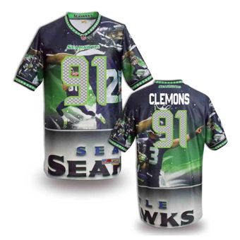 Nike Seattle Seahawks 91 Chris Clemons Fanatical Version NFL Jerseys (11)