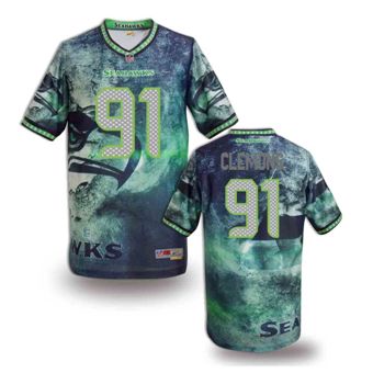 Nike Seattle Seahawks 91 Chris Clemons Fanatical Version NFL Jerseys (12)