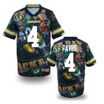 Nike Green Bay Packers 4 Brett Favre Fanatical Version NFL Jerseys (2)