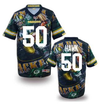 Nike Green Bay Packers 50 A.J.Hawk Fanatical Version NFL Jerseys (1)