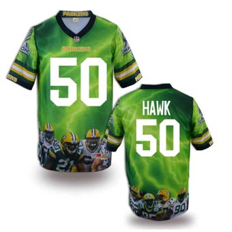Nike Green Bay Packers 50 A.J.Hawk Fanatical Version NFL Jerseys (2)