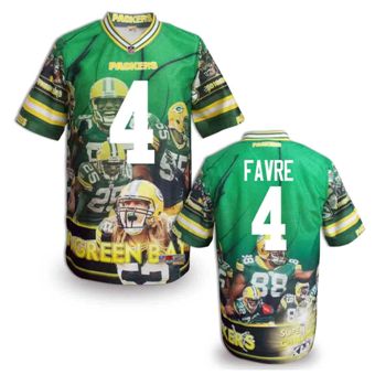 Nike Green Bay Packers 4 Brett Favre Fanatical Version NFL Jerseys (1)