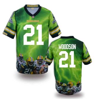 Nike Green Bay Packers #21 Charles Woodson Fanatical Version NFL Jerseys (3)