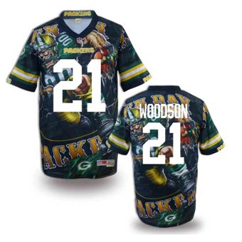 Nike Green Bay Packers #21 Charles Woodson Fanatical Version NFL Jerseys (2)