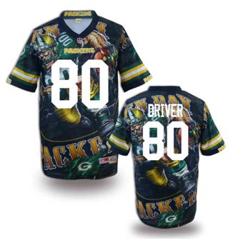 Nike Green Bay Packers #80 Donald Driver Fanatical Version NFL Jerseys (1)