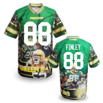 Nike Green Bay Packers #88 Jermichael Finley Fanatical Version NFL Jerseys (8)