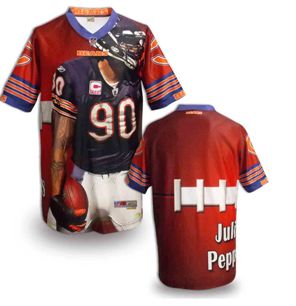 Nike Chicago Bears Blank Fanatical Version NFL Jerseys-006