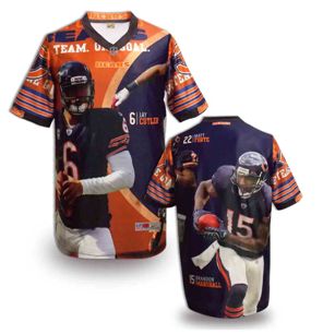 Nike Chicago Bears Blank Fanatical Version NFL Jerseys-005
