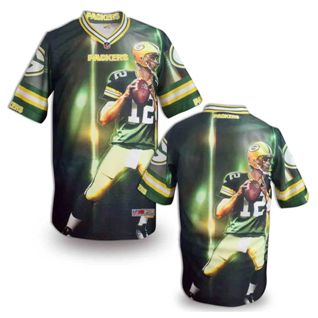 Nike Green Bay Packers Blank Fanatical Version NFL Jerseys-009