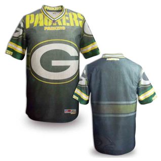 Nike Green Bay Packers Blank Fanatical Version NFL Jerseys-007