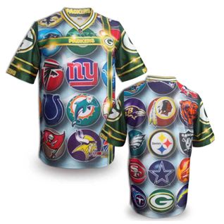 Nike Green Bay Packers Blank Fanatical Version NFL Jerseys-004