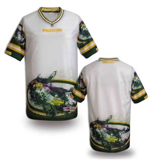 Nike Green Bay Packers Blank Fanatical Version NFL Jerseys-0014