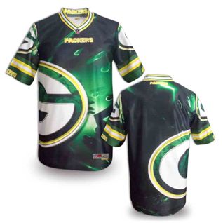 Nike Green Bay Packers Blank Fanatical Version NFL Jerseys-006