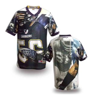 Nike San Diego Chargers Blank Fanatical Version NFL Jerseys-006