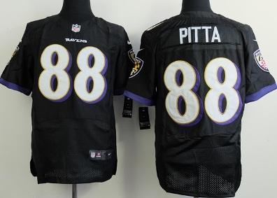 Nike Baltimore Ravens 88 Dennis Pitta Black Elite NFL Jersey
