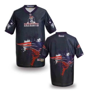 Nike New England Patriots Blank Fanatical Version NFL Jerseys-008