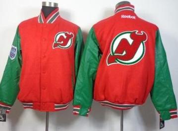 New Jersey Devils Red Stadium NHL Jacket