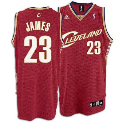 Cleveland Cavaliers 23 LeBron James Red NBA Jerseys