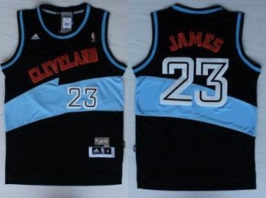 Cleveland Cavaliers 23 LeBron James Dark Blue Swingman NBA Jerseys