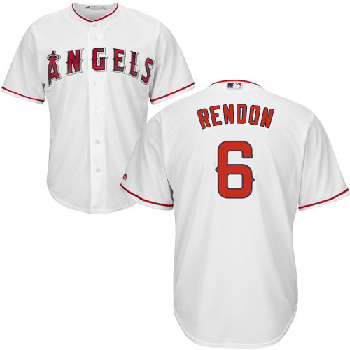 Angels of Anaheim #6 Anthony Rendon White New Cool Base Stitched MLB Jersey