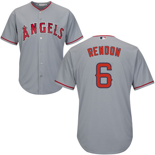 Angels of Anaheim #6 Anthony Rendon Grey New Cool Base Stitched MLB Jersey