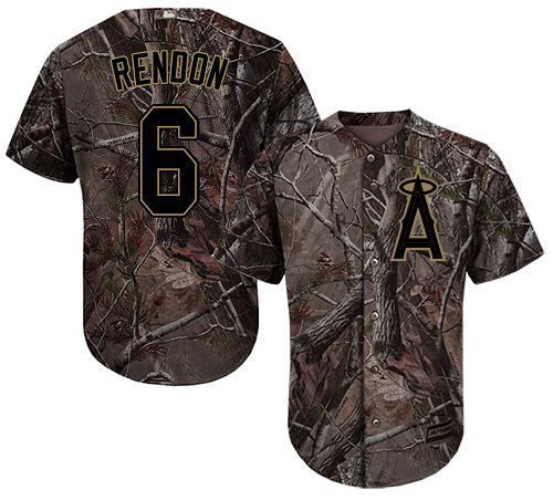 Angels of Anaheim #6 Anthony Rendon Camo Realtree Collection Cool Base Stitched MLB Jersey
