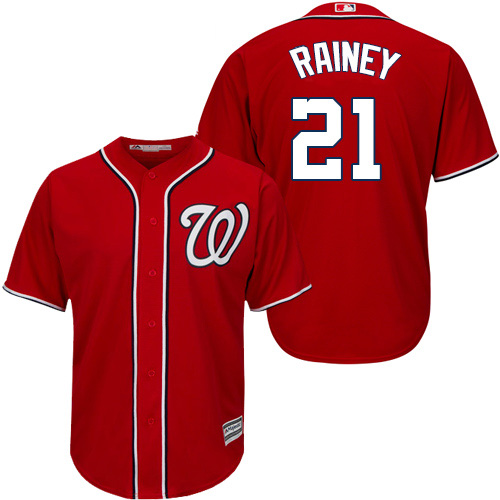 Nationals #21 Tanner Rainey Red New Cool Base Stitched MLB Jersey Nationals #21 Tanner Rainey Red New Cool Base Stitched MLB Jersey