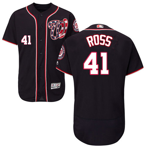 Nationals #41 Joe Ross Navy Blue Flexbase Authentic Collection Stitched MLB Jersey