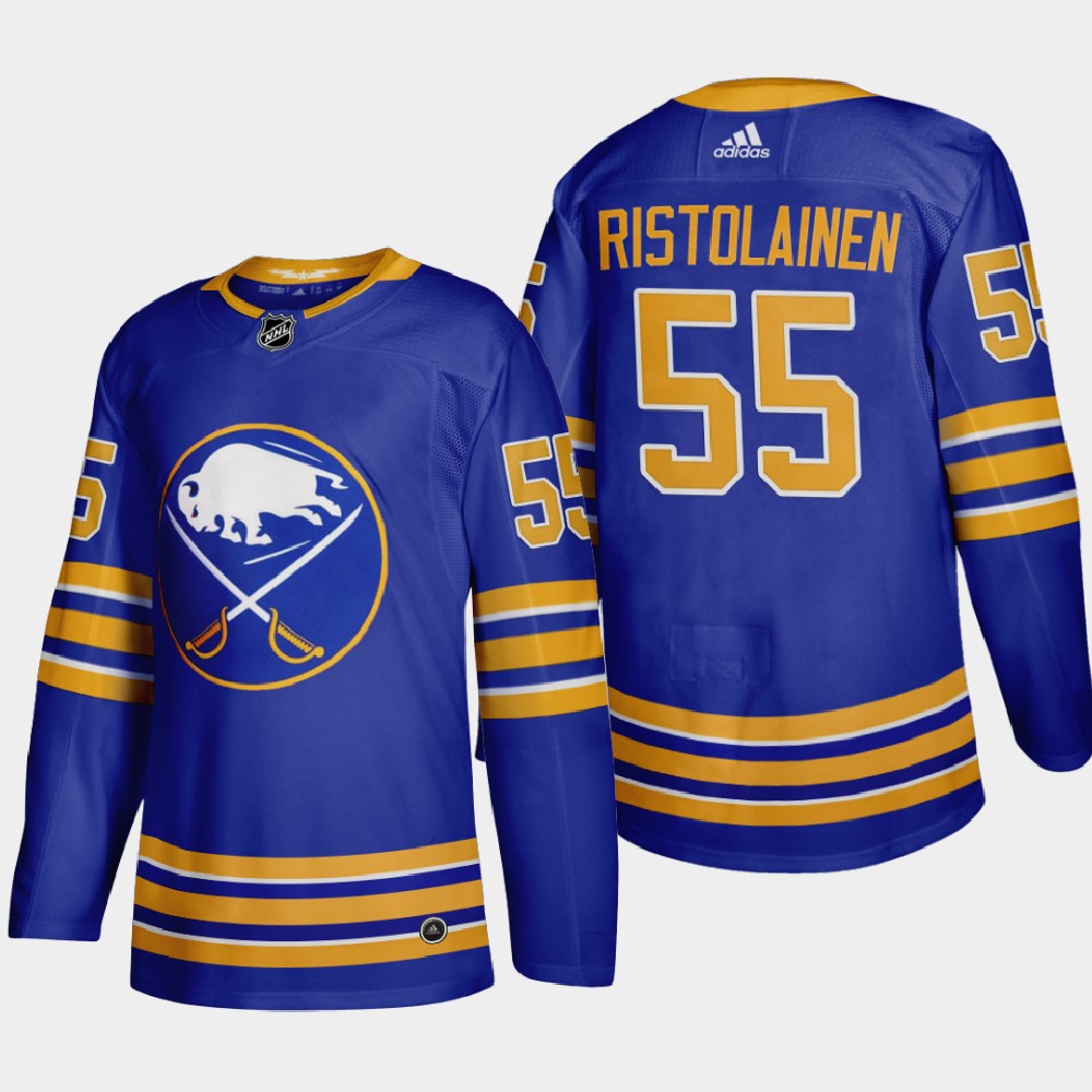 Buffalo Sabres #55 Rasmus Ristolainen Men's Adidas 2020-21 Home Authentic Player Stitched NHL Jersey Royal Blue