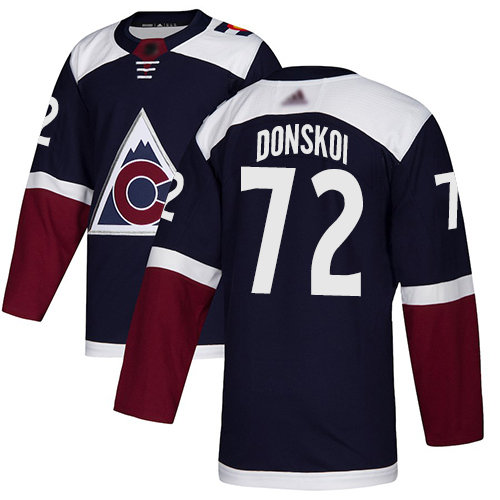 Adidas Avalanche #72 Joonas Donskoi Navy Alternate Authentic Stitched NHL Jersey