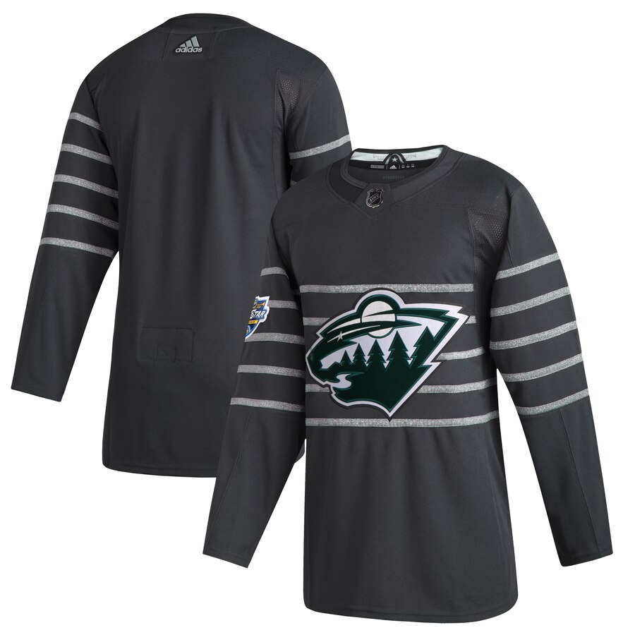Men's Minnesota Wild Adidas Gray 2020 NHL All-Star Game Authentic Jersey