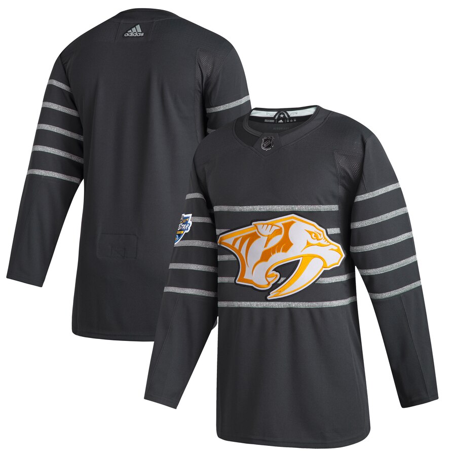 Men's Nashville Predators Adidas Gray 2020 NHL All-Star Game Authentic Jersey