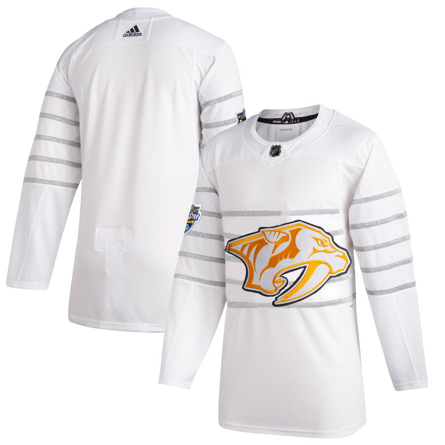 Men's Nashville Predators Adidas White 2020 NHL All-Star Game Authentic Jersey