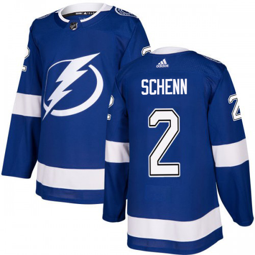 Adidas Lightning #2 Luke Schenn Blue Home Authentic Stitched NHL Jersey