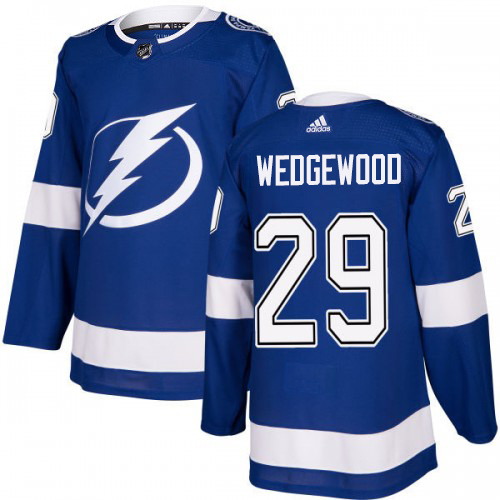 Adidas Lightning #29 Scott Wedgewood Blue Home Authentic Stitched NHL Jersey