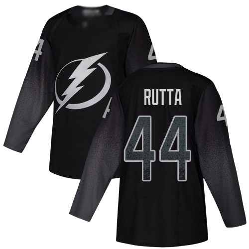Adidas Lightning #44 Jan Rutta Black Alternate Authentic Stitched NHL Jersey