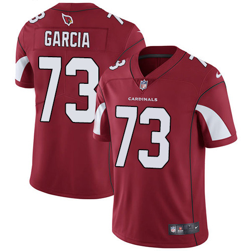 Nike Cardinals #73 Max Garcia Red Team Color Men's Stitched NFL Vapor Untouchable Limited Jersey