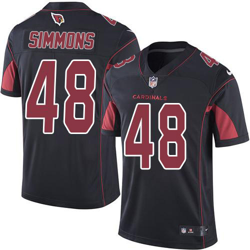 Nike Cardinals #48 Isaiah Simmons Black Men's Stitched NFL Limited Rush Jersey Nike Cardinals #48 Isaiah Simmons Black Men's Stitched NFL Limited Rush Jersey
