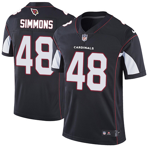 Nike Cardinals #48 Isaiah Simmons Black Alternate Men's Stitched NFL Vapor Untouchable Limited Jersey