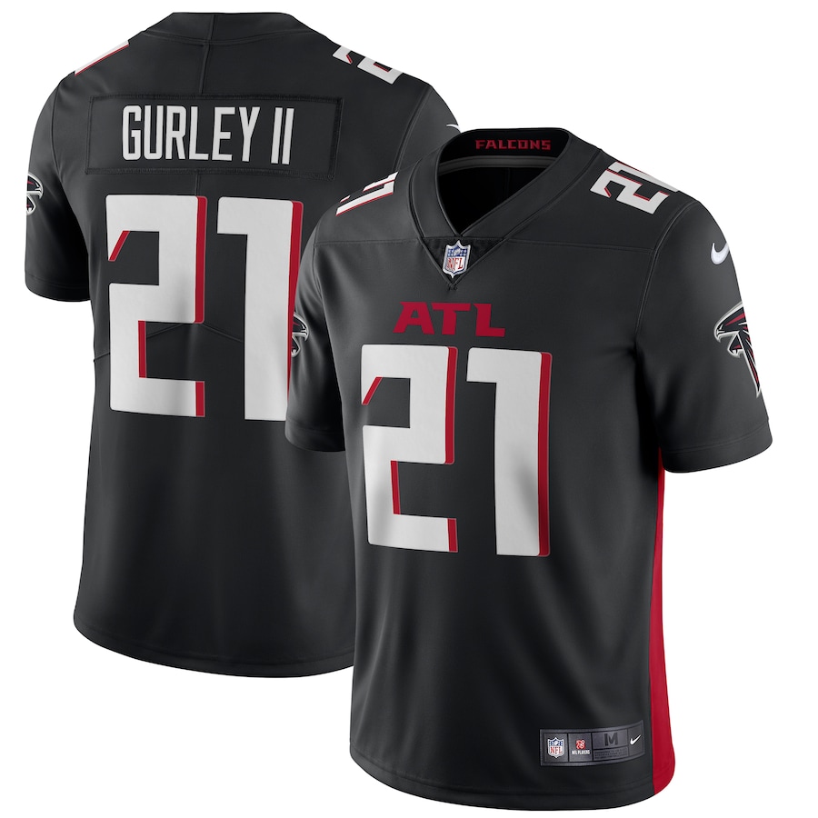 Atlanta Falcons #21 Todd Gurley II Men's Nike Black 2020 Vapor Untouchable Limited NFL Jersey
