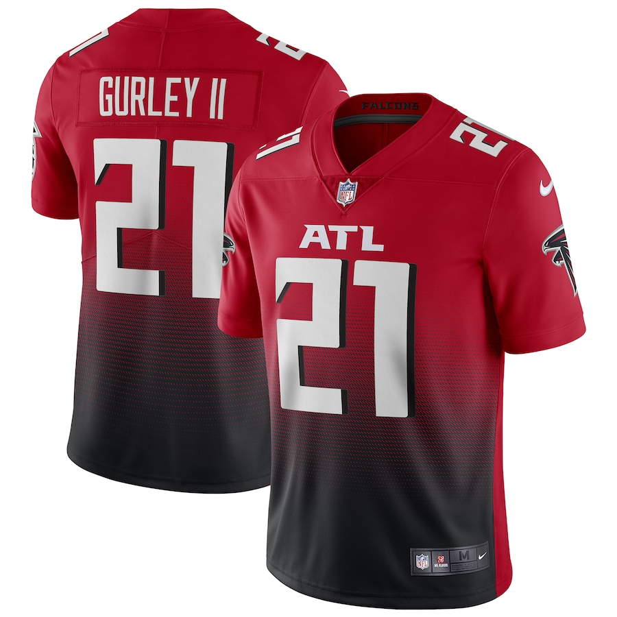 Atlanta Falcons #21 Todd Gurley II Men's Nike Red 2nd Alternate 2020 Vapor Untouchable Limited NFL Jersey