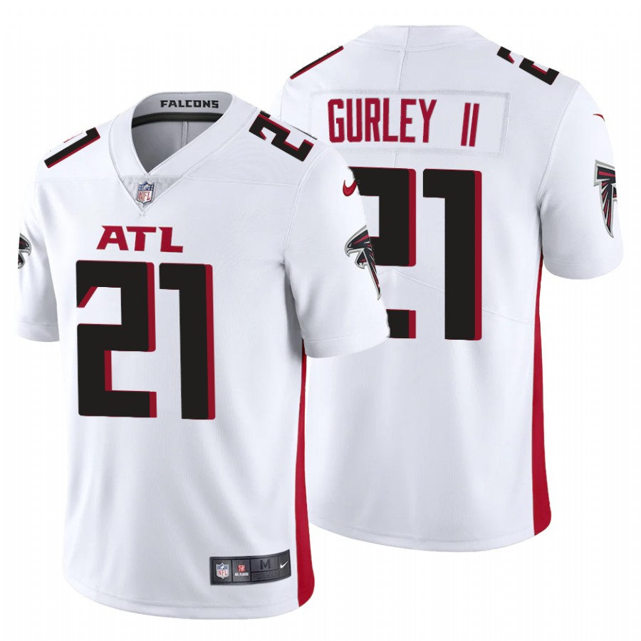 Atlanta Falcons #21 Todd Gurley II Men's Nike White 2020 Vapor Untouchable Limited NFL Jersey