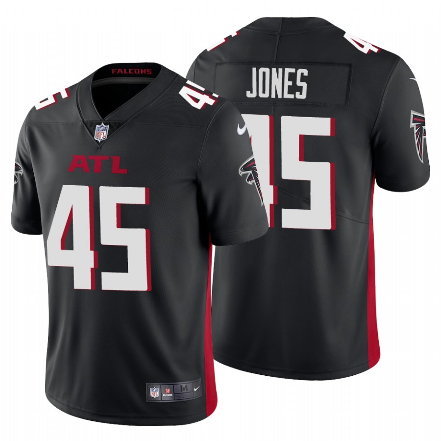 Atlanta Falcons #45 Deion Jones Men's Nike Black 2020 Vapor Untouchable Limited NFL Jersey