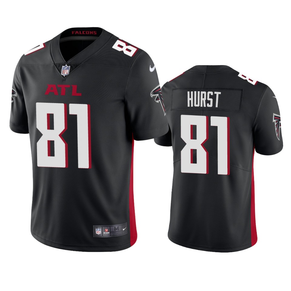 Atlanta Falcons #81 Hayden Hurst Men's Nike Black 2020 Vapor Untouchable Limited NFL Jersey Atlanta Falcons #81 Hayden Hurst Men's Nike Black 2020 Vapor Untouchable Limited NFL Jersey