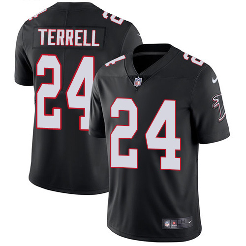Nike Falcons #24 A.J. Terrell Black Alternate Men's Stitched NFL Vapor Untouchable Limited Jersey