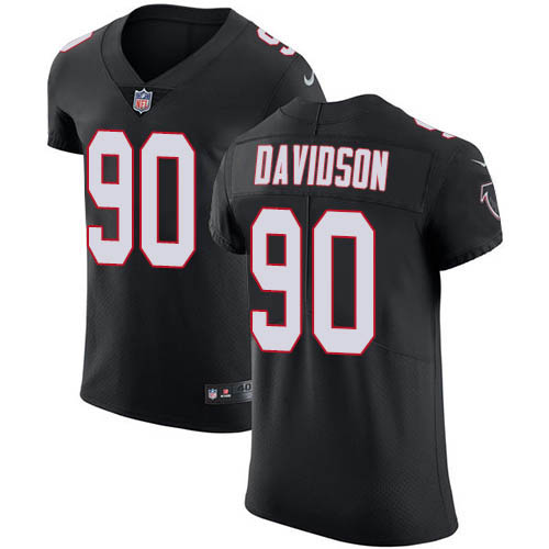 Nike Falcons #90 Marlon Davidson Black Alternate Men's Stitched NFL New Elite Jersey